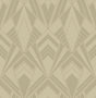 A-Street Prints 4198-87400 Allenby Khaki Flocked Wallpaper