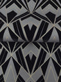 A-Street Prints 4198-87401 Allenby Black Flocked Wallpaper