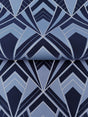 A-Street Prints 4198-87402 Allenby Indigo Flocked Wallpaper