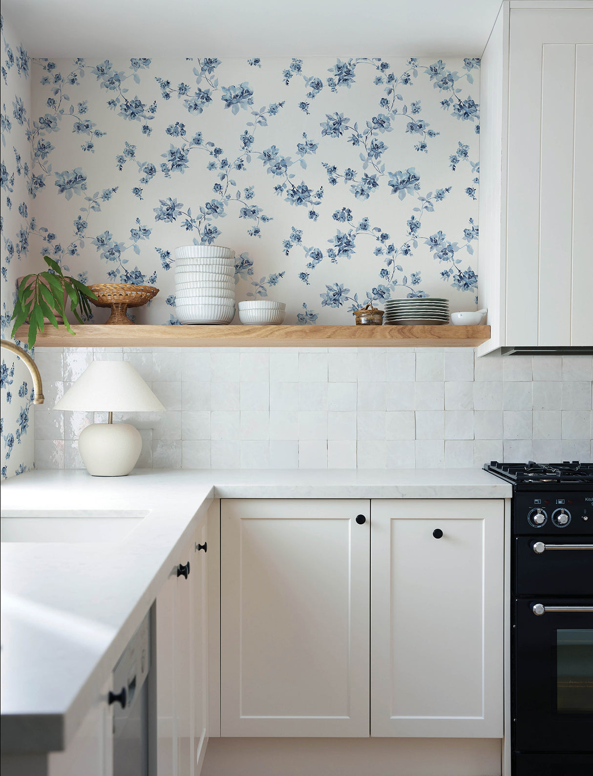 Chesapeake 4199-24481 Festival Floral Blue Trailing Wallpaper
