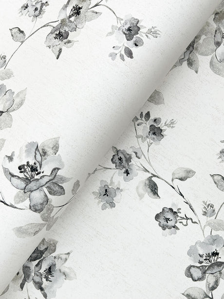 Chesapeake 4199-24482 Festival Floral Charcoal Trailing Wallpaper