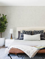 Chesapeake 4199-27771 Abram Grey Distressed Wallpaper