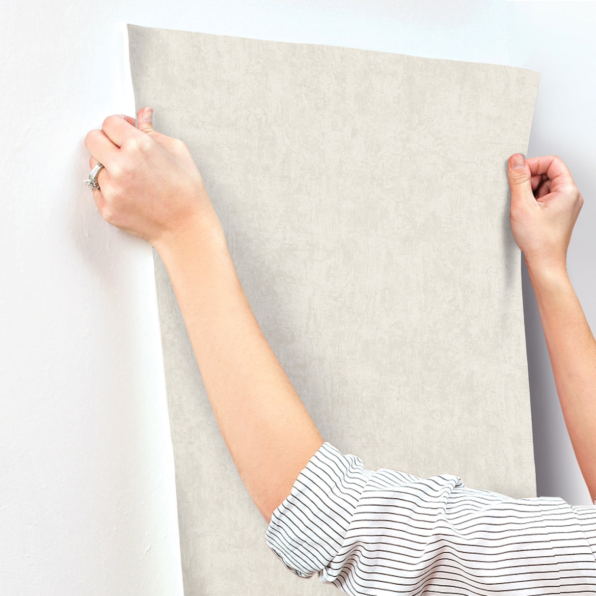 Chesapeake 4199-27772 Abram Taupe Distressed Wallpaper