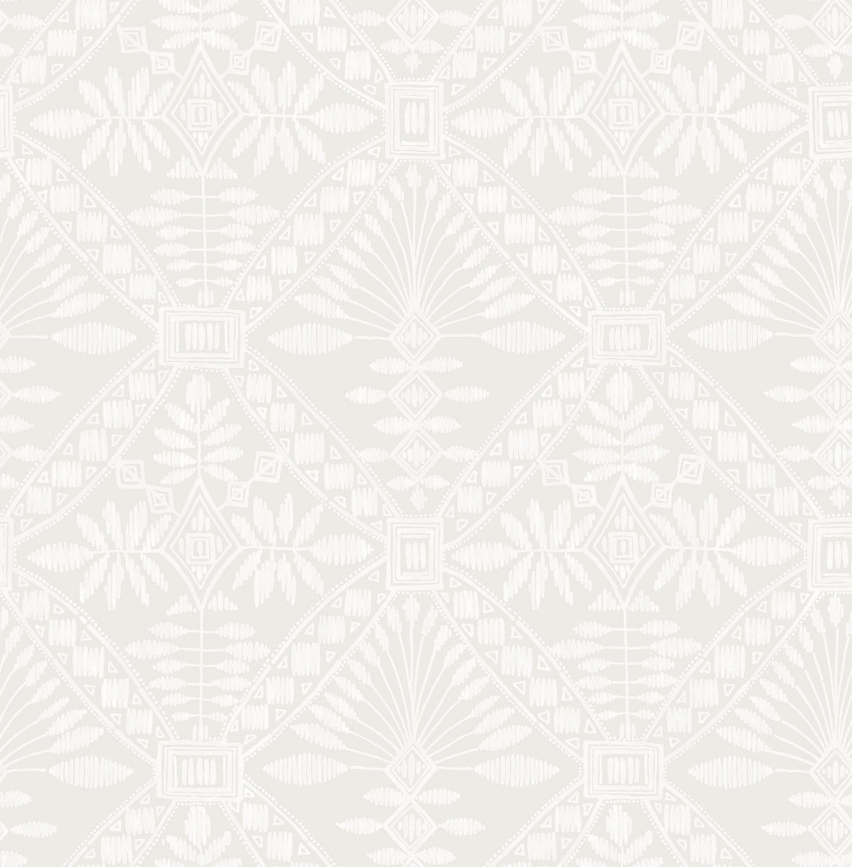 Chesapeake 4199-27774 Emmarie Grey Geometric Wallpaper