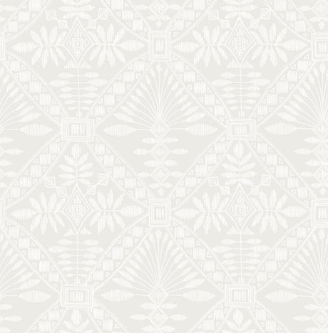 Chesapeake 4199-27774 Emmarie Grey Geometric Wallpaper