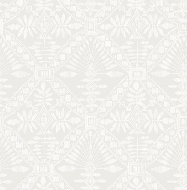 Chesapeake 4199-27774 Emmarie Grey Geometric Wallpaper