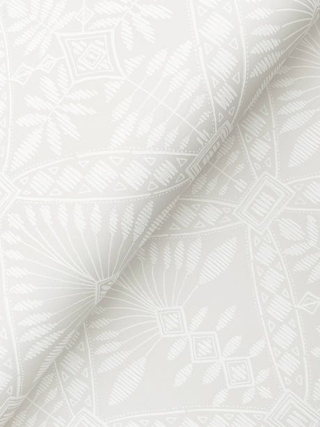 Chesapeake 4199-27774 Emmarie Grey Geometric Wallpaper