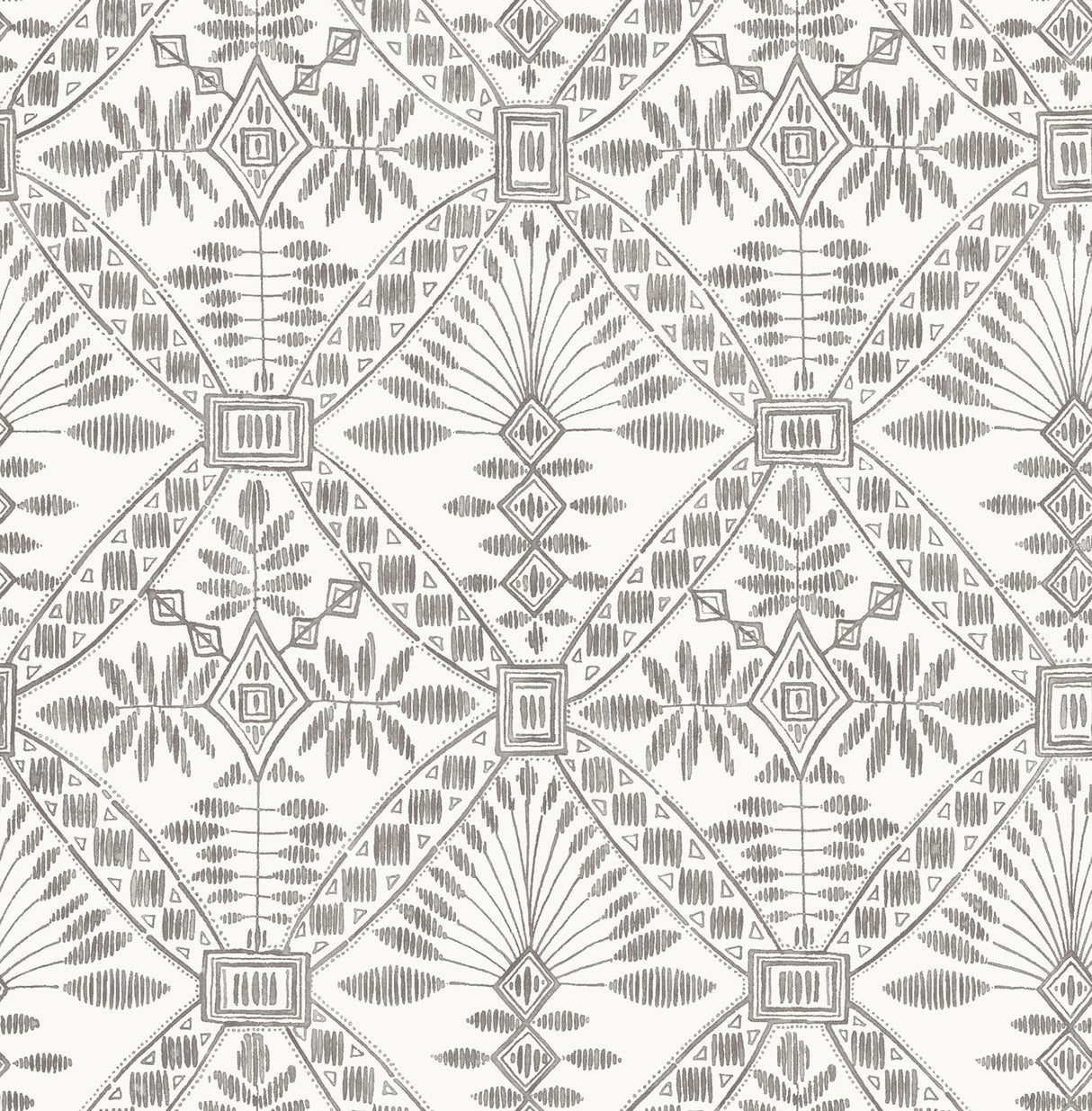 Chesapeake 4199-27777 Emmarie Black Geometric Wallpaper