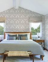 Chesapeake 4199-27777 Emmarie Black Geometric Wallpaper