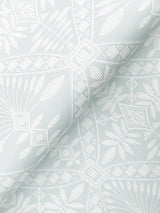 Chesapeake 4199-27778 Emmarie Light Blue Geometric Wallpaper