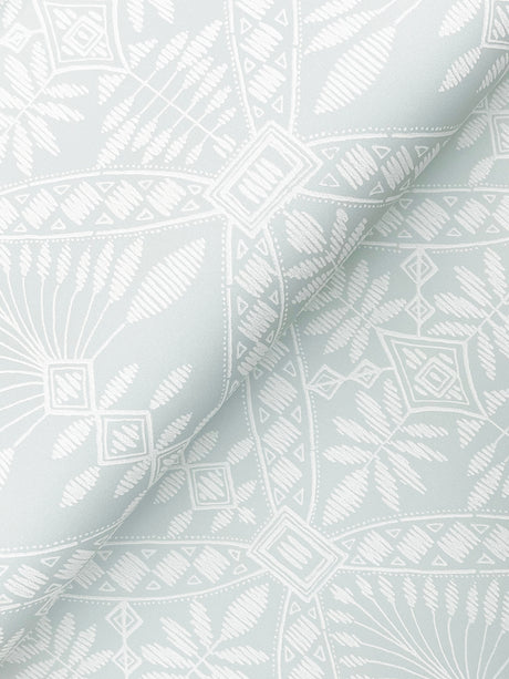 Chesapeake 4199-27778 Emmarie Light Blue Geometric Wallpaper