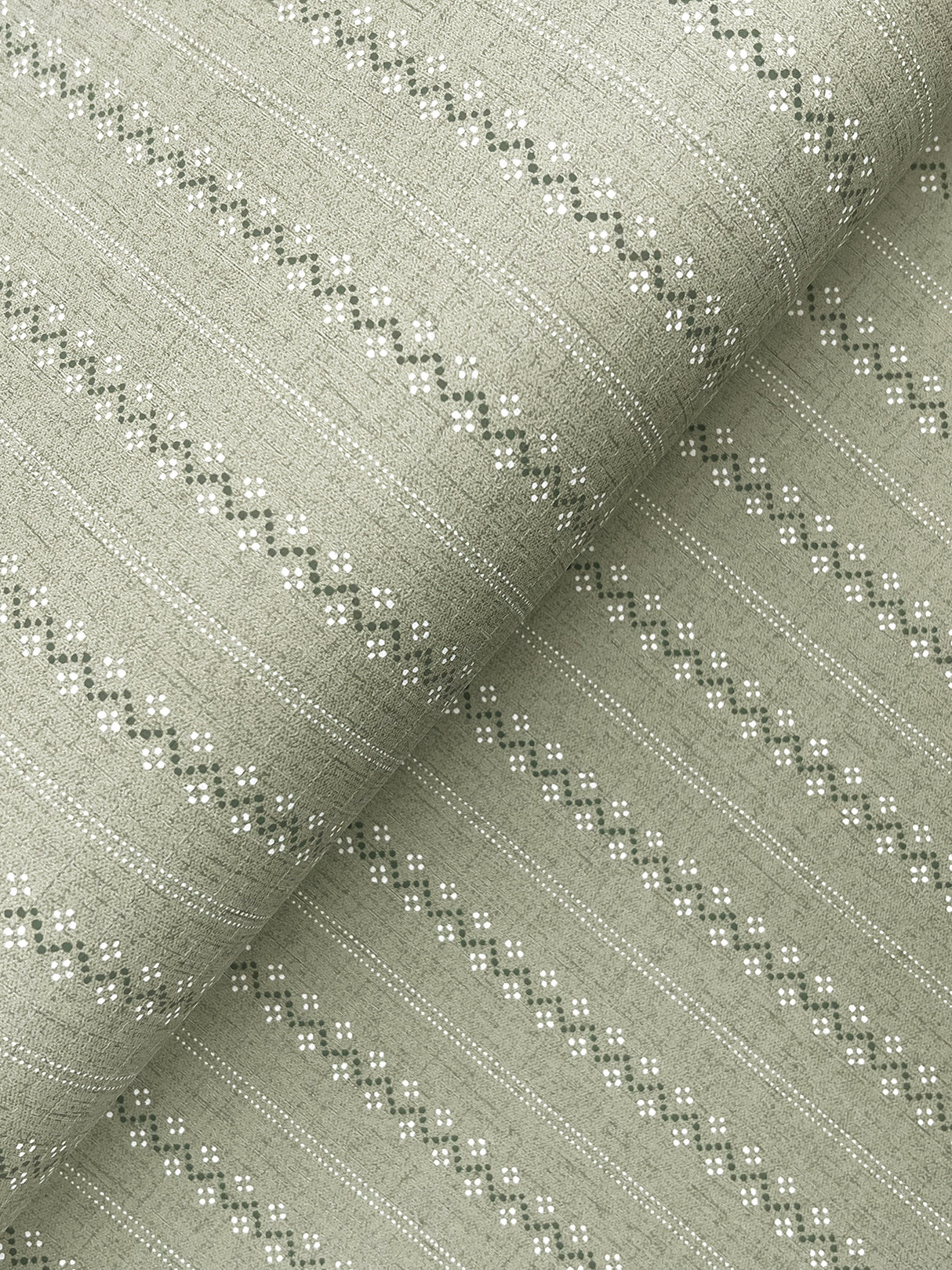 Chesapeake 4199-27779 Curtis Moss Embellished Stripe Wallpaper