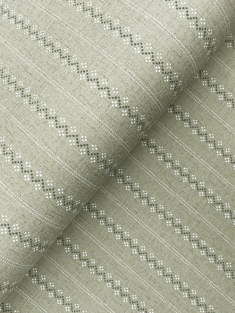 Chesapeake 4199-27779 Curtis Moss Embellished Stripe Wallpaper