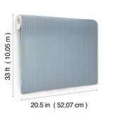 Chesapeake 4199-27783 Curtis Blue Embellished Stripe Wallpaper