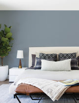Chesapeake 4199-27783 Curtis Blue Embellished Stripe Wallpaper