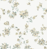 Chesapeake 4199-27784 Festival Floral Aqua Trailing Wallpaper