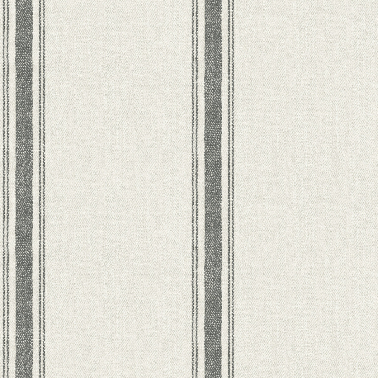 Chesapeake 4199-70066 Linette Black Fabric Stripe Wallpaper