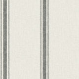 Chesapeake 4199-70066 Linette Black Fabric Stripe Wallpaper