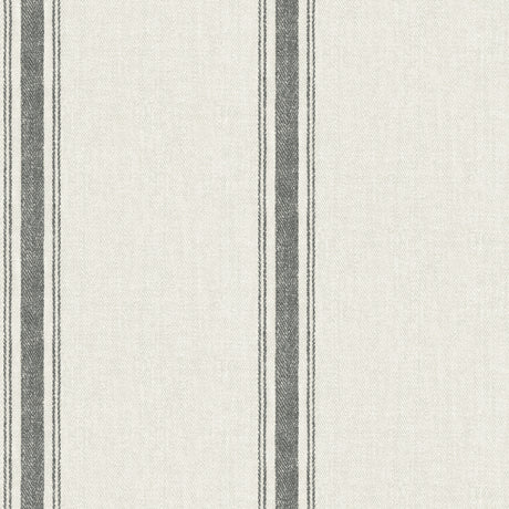 Chesapeake 4199-70066 Linette Black Fabric Stripe Wallpaper