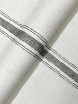 Chesapeake 4199-70066 Linette Black Fabric Stripe Wallpaper