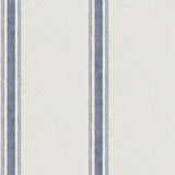 Chesapeake 4199-70067 Linette Blue Fabric Stripe Wallpaper
