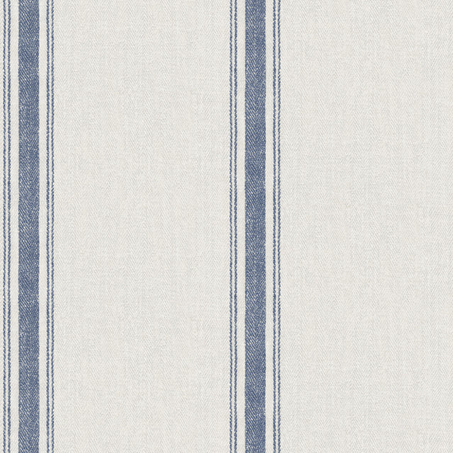 Chesapeake 4199-70067 Linette Blue Fabric Stripe Wallpaper