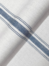 Chesapeake 4199-70067 Linette Blue Fabric Stripe Wallpaper