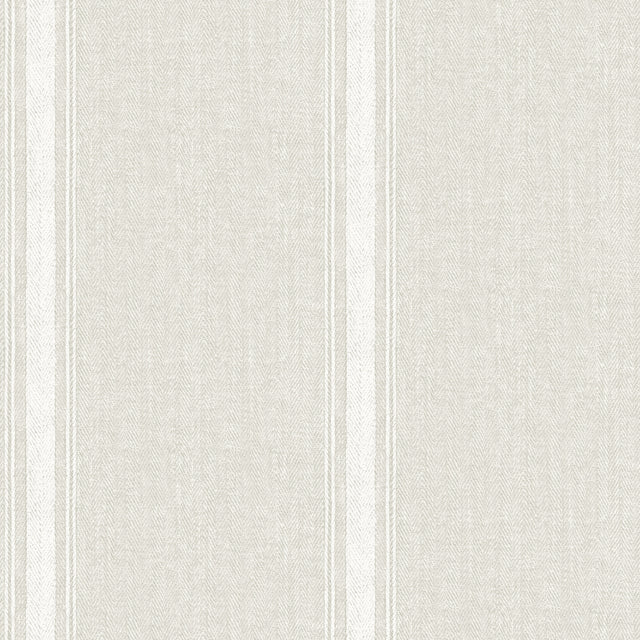 Chesapeake 4199-70070 Linette Beige Fabric Stripe Wallpaper