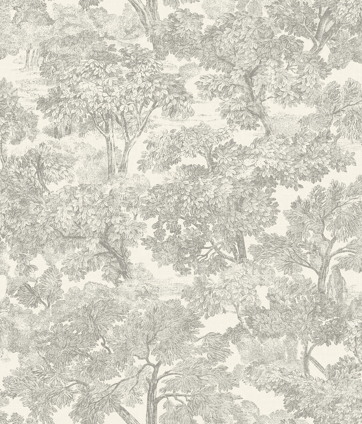 Chesapeake 4199-72560 Spinney Grey Toile Wallpaper