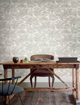 Chesapeake 4199-72560 Spinney Grey Toile Wallpaper
