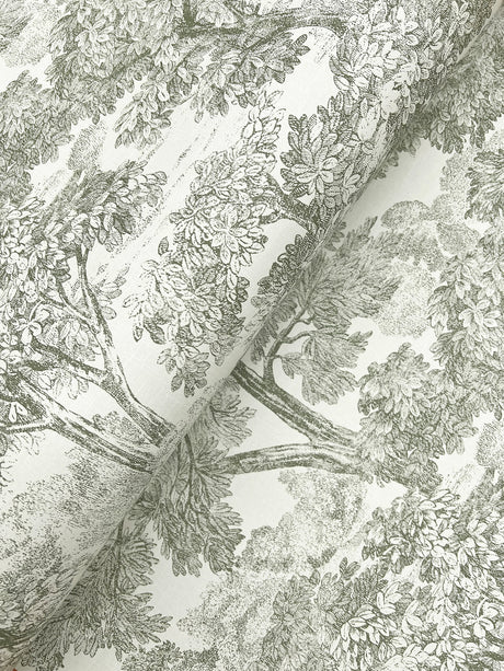 Chesapeake 4199-72561 Spinney Green Toile Wallpaper