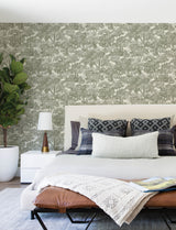 Chesapeake 4199-72561 Spinney Green Toile Wallpaper