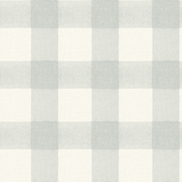 Chesapeake 4199-83419 Thorpe Aqua Plaid Wallpaper
