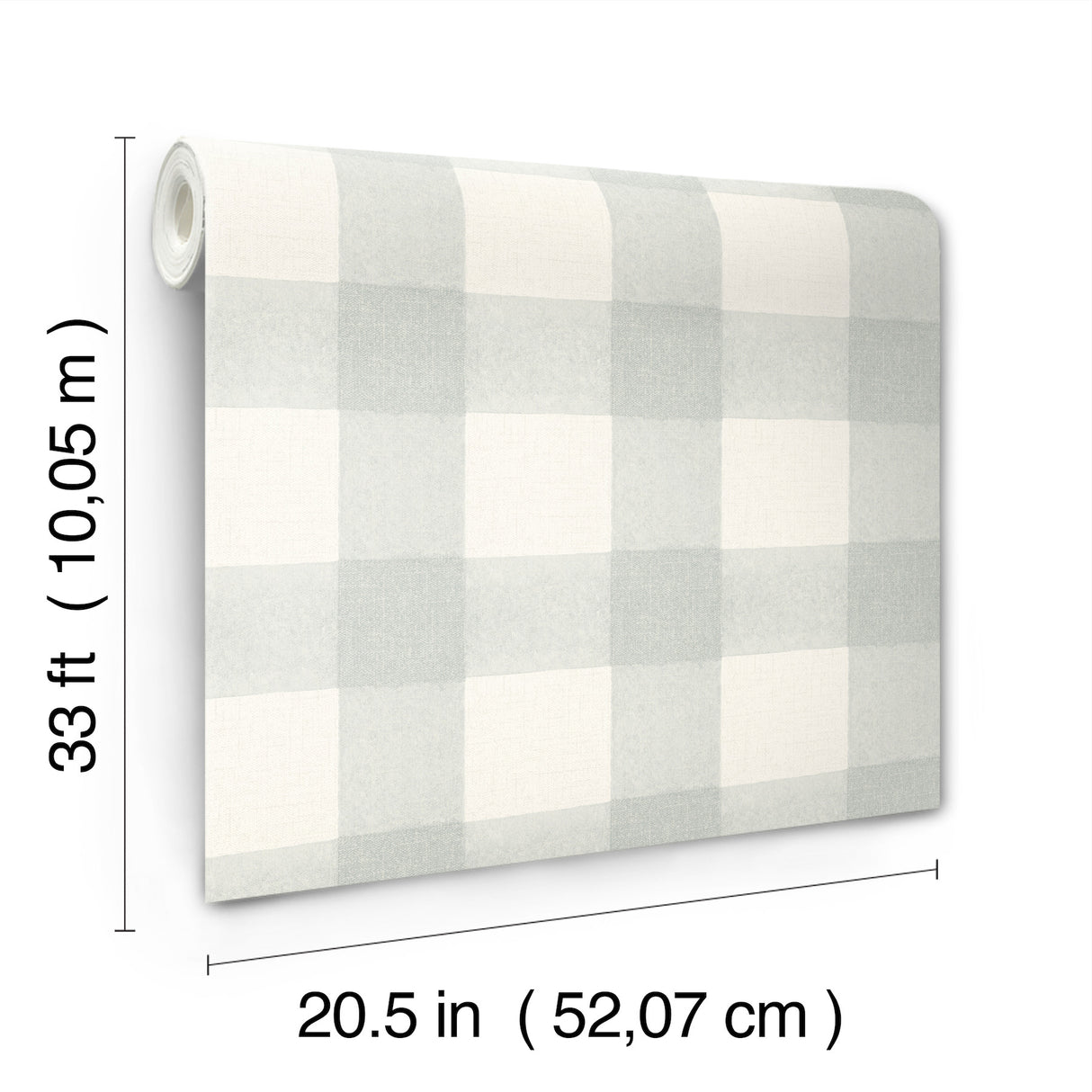 Chesapeake 4199-83419 Thorpe Aqua Plaid Wallpaper