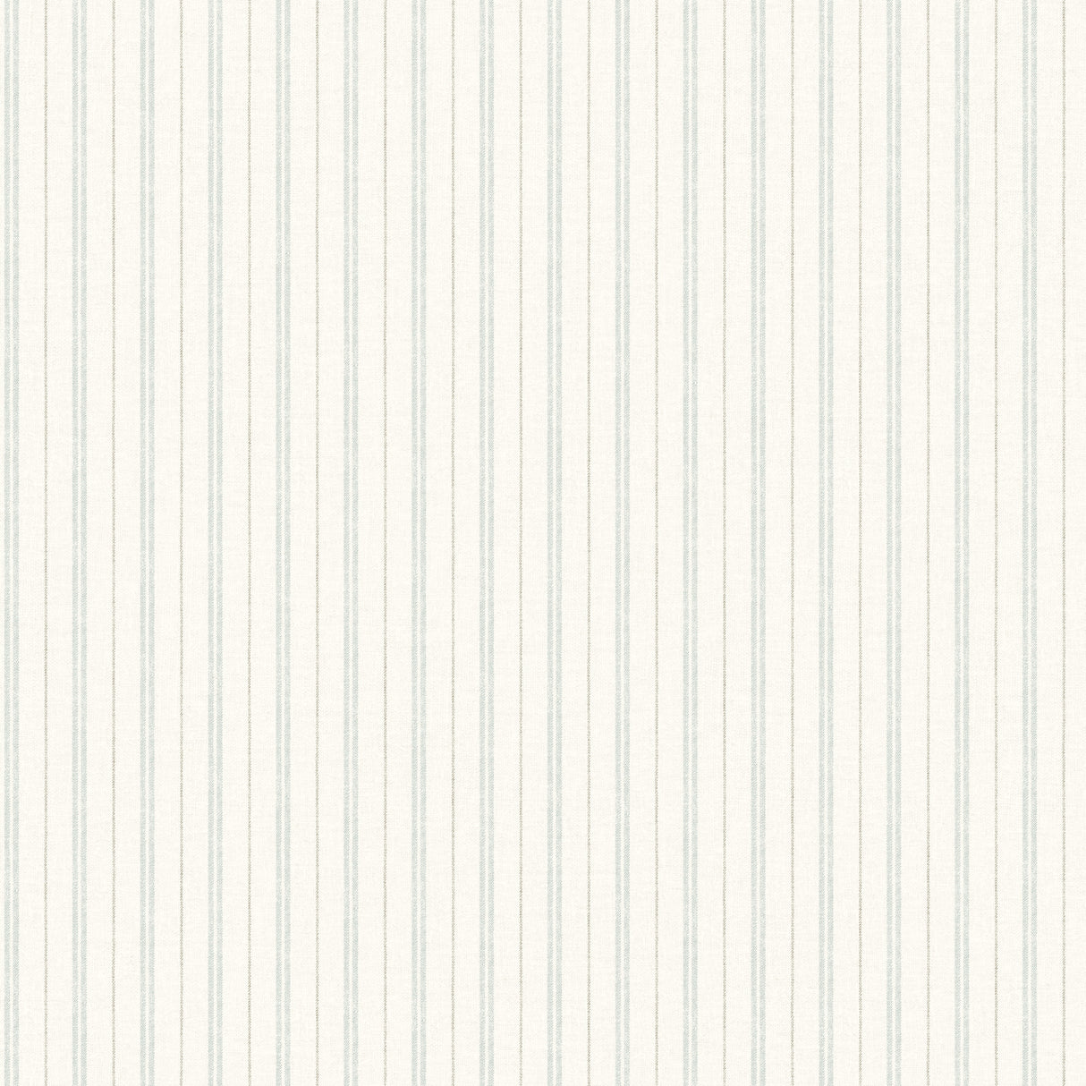 Chesapeake 4199-83425 Harville Aqua Double Stripe Wallpaper