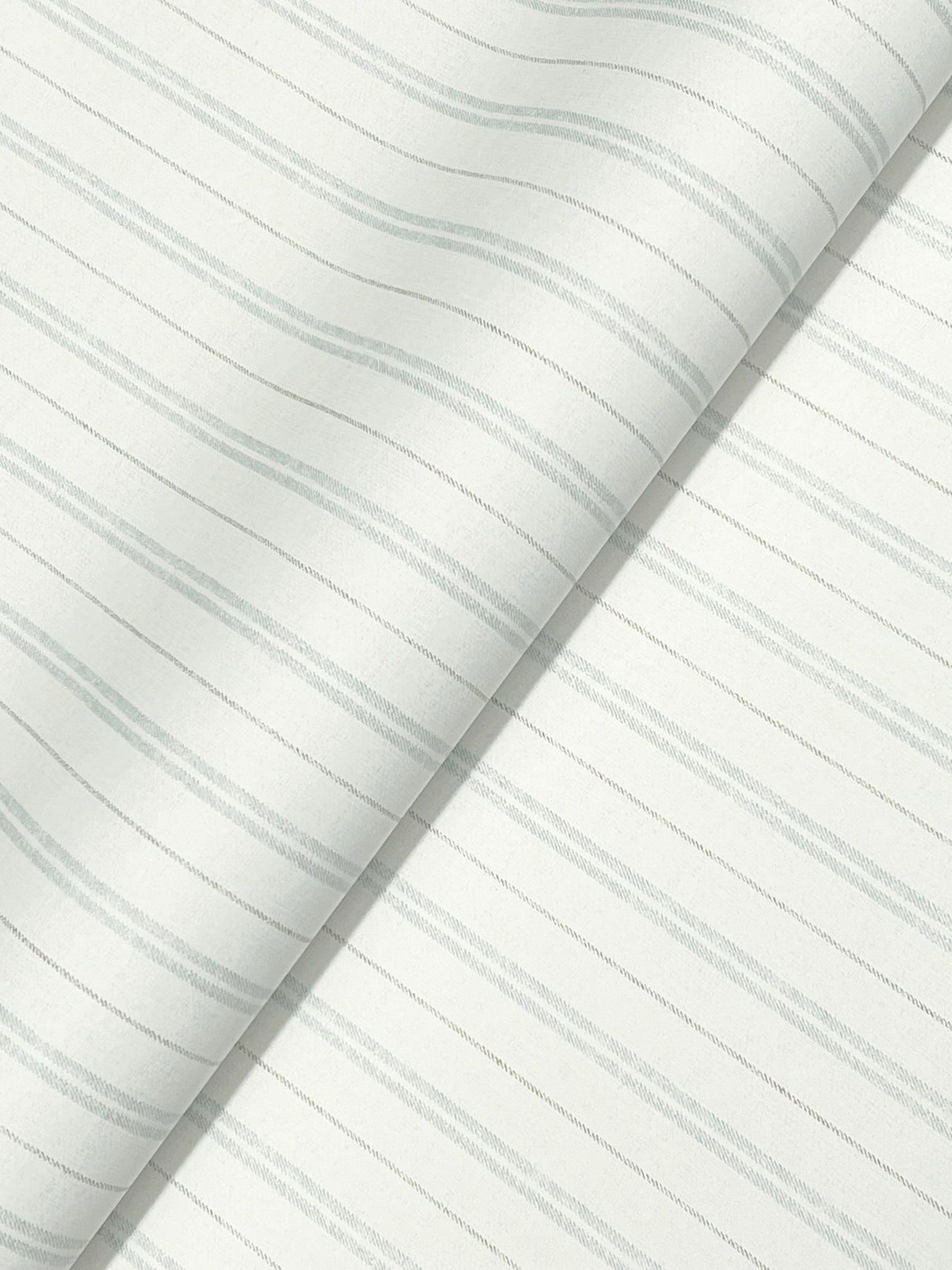 Chesapeake 4199-83425 Harville Aqua Double Stripe Wallpaper