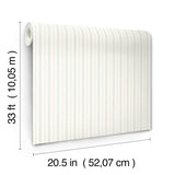 Chesapeake 4199-83425 Harville Aqua Double Stripe Wallpaper