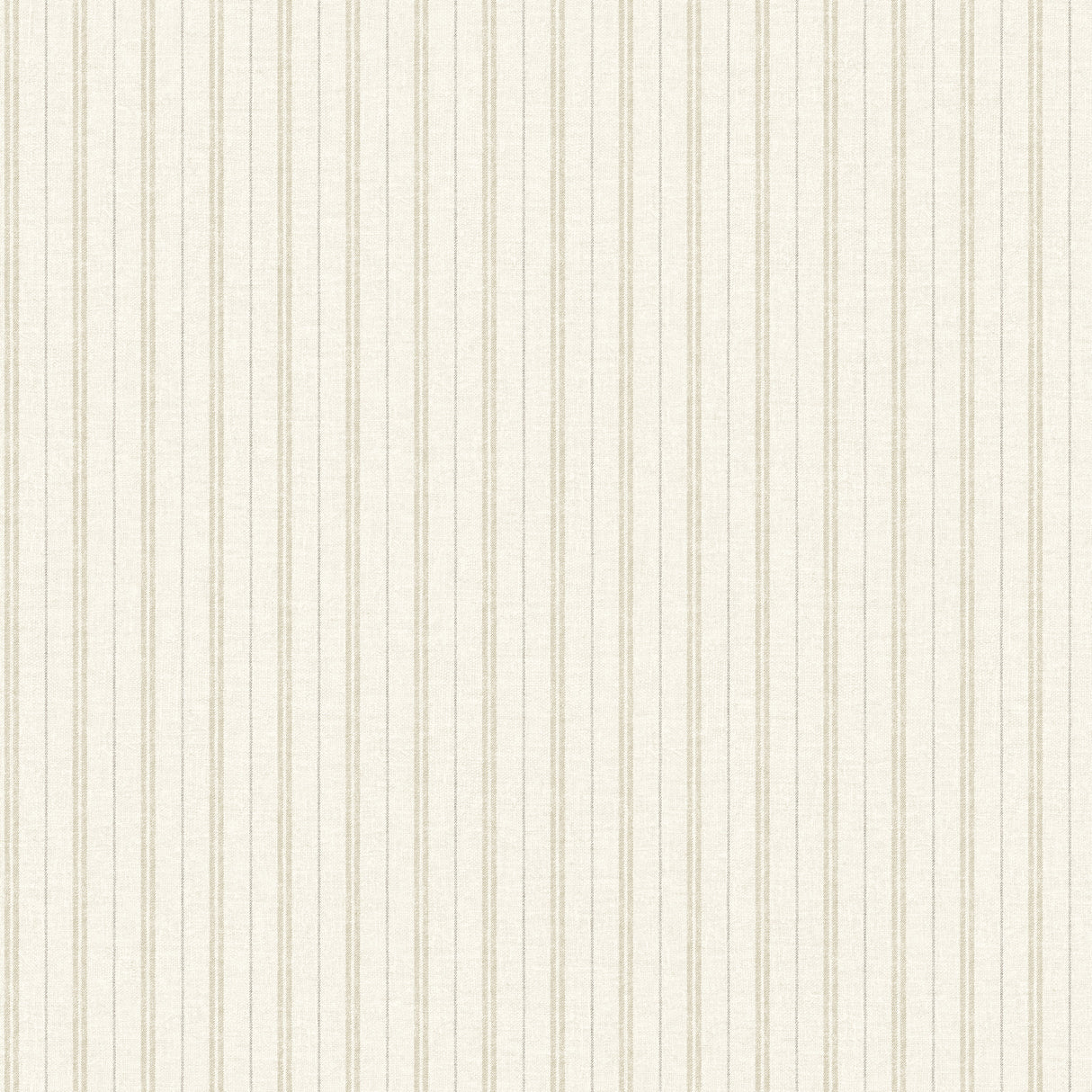 Chesapeake 4199-83427 Harville Beige Double Stripe Wallpaper