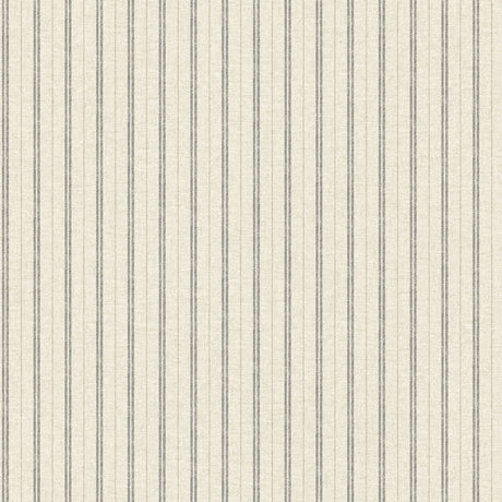 Chesapeake 4199-83429 Harville Black Double Stripe Wallpaper