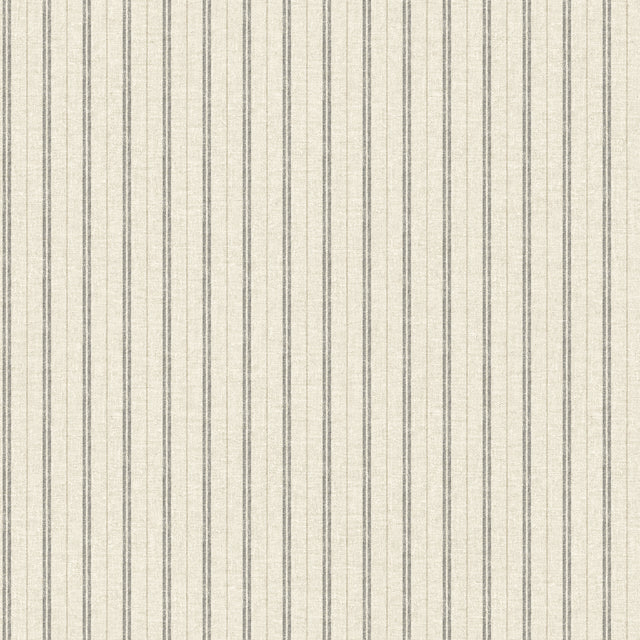 Chesapeake 4199-83429 Harville Black Double Stripe Wallpaper