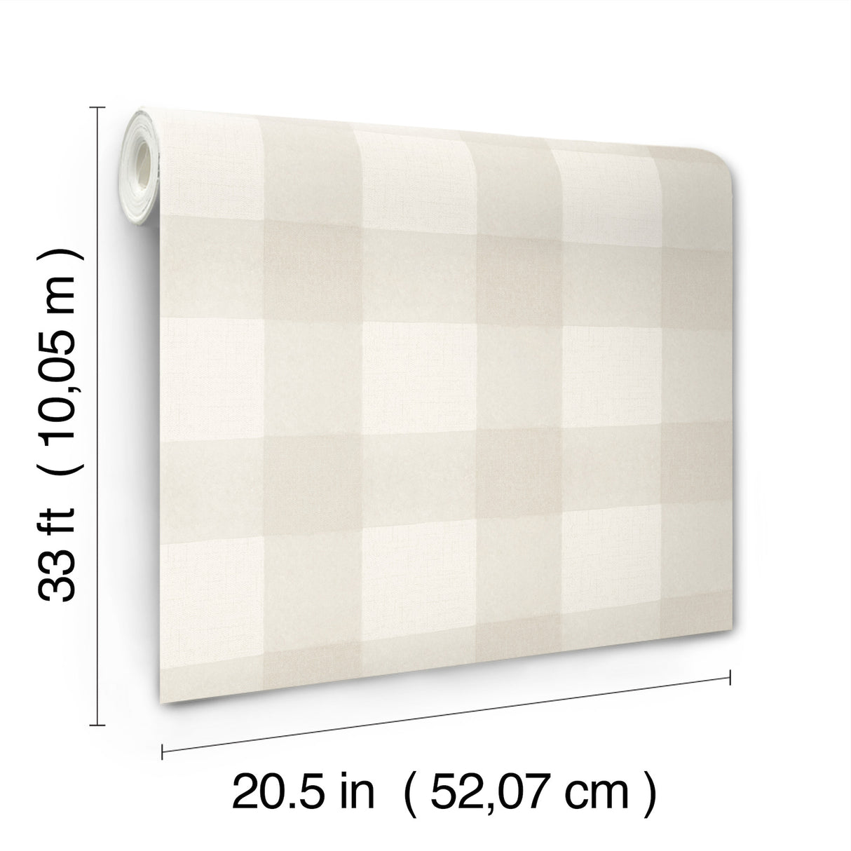 Chesapeake 4199-83555 Thorpe Dove Plaid Wallpaper