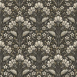 Chesapeake 4199-83703 Edith Black Floral Damask Wallpaper