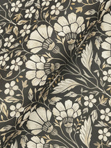 Chesapeake 4199-83703 Edith Black Floral Damask Wallpaper