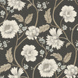 Chesapeake 4199-83707 Hazel Black Floral Trail Wallpaper