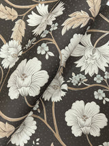 Chesapeake 4199-83707 Hazel Black Floral Trail Wallpaper