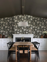 Chesapeake 4199-83707 Hazel Black Floral Trail Wallpaper