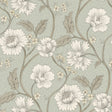 Chesapeake 4199-83708 Hazel Aqua Floral Trail Wallpaper