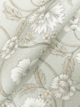 Chesapeake 4199-83708 Hazel Aqua Floral Trail Wallpaper