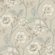 Chesapeake 4199-83709 Hazel Taupe Floral Trail Wallpaper