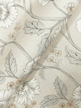 Chesapeake 4199-83709 Hazel Taupe Floral Trail Wallpaper